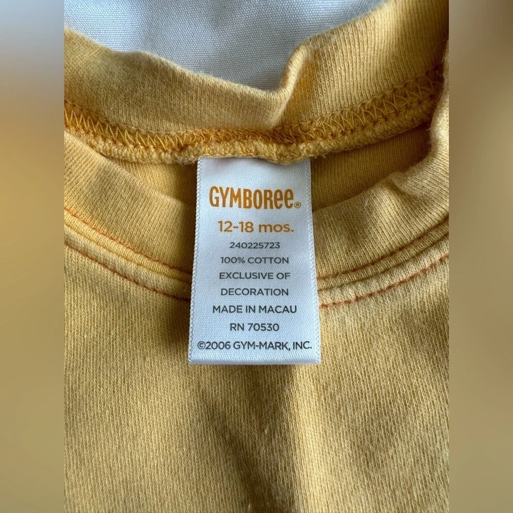 Gymboree Yellow Cotton Baby Outfit